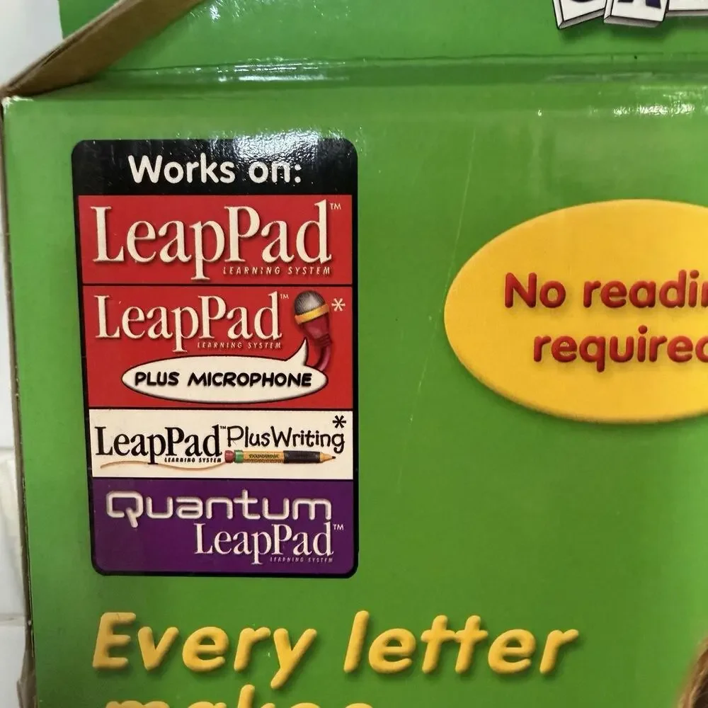 LeapFrog LeapPad Letter Factory Game Pre-K Teaches Phonics LeapPad Game NEW